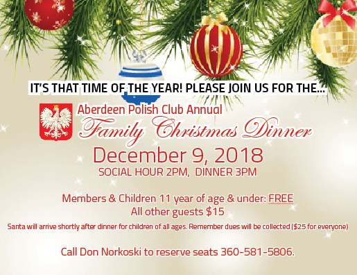 Annual Christmas Dinner 2018